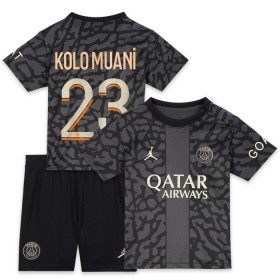 Camisetas Paris Saint Germain Kolo Muani 23 Tercera 2023-24 - Niño (+ Pantalones)